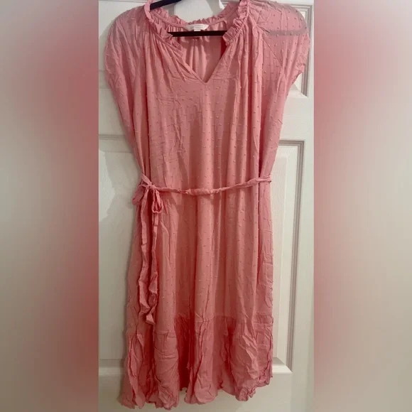 Lauren Conrad pink keyhole dress SIZE XXL - Picture 2 of 2